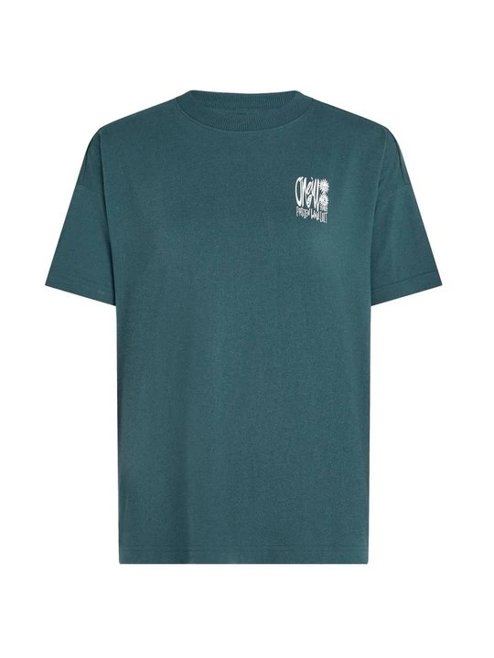 Zdjęcie produktu T-shirt z nadrukiem O'Neill ciemnozielony melanż