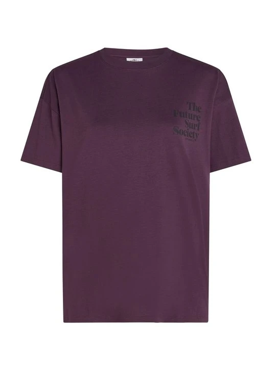 Zdjęcie produktu T-shirt z nadrukiem O'Neill ciemnoliliowy
