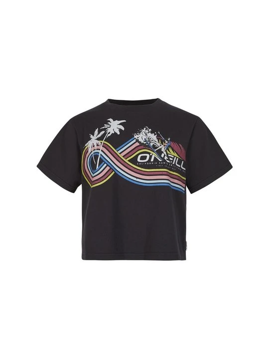 Zdjęcie produktu T-shirt z nadrukiem O'Neill czarny melanż