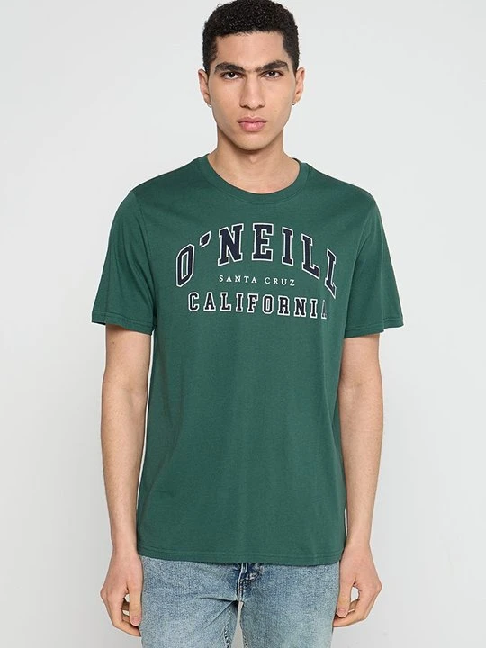 Zdjęcie produktu T-shirt z nadrukiem O'Neill ciemnozielony