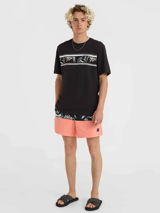Zdjęcie produktu T-shirt z nadrukiem O'Neill czarny melanż