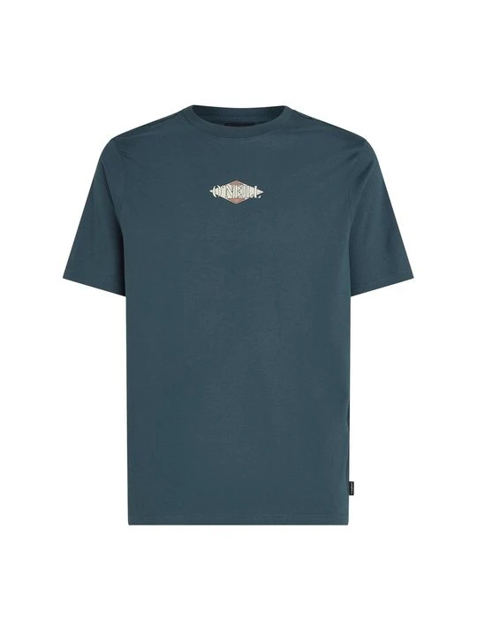 Zdjęcie produktu T-shirt z nadrukiem O'Neill ciemnozielony melanż