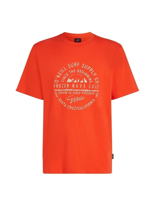 Zdjęcie produktu T-shirt z nadrukiem O'Neill pomarańczowy