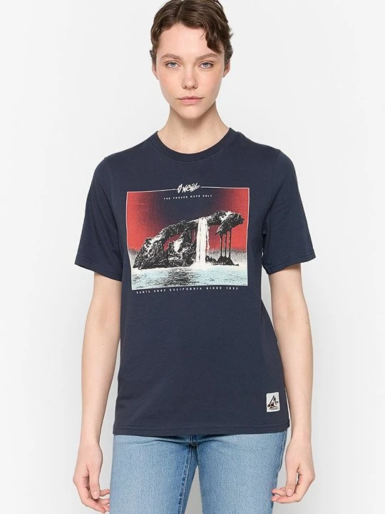 Zdjęcie produktu T-shirt z nadrukiem O'Neill granatowy