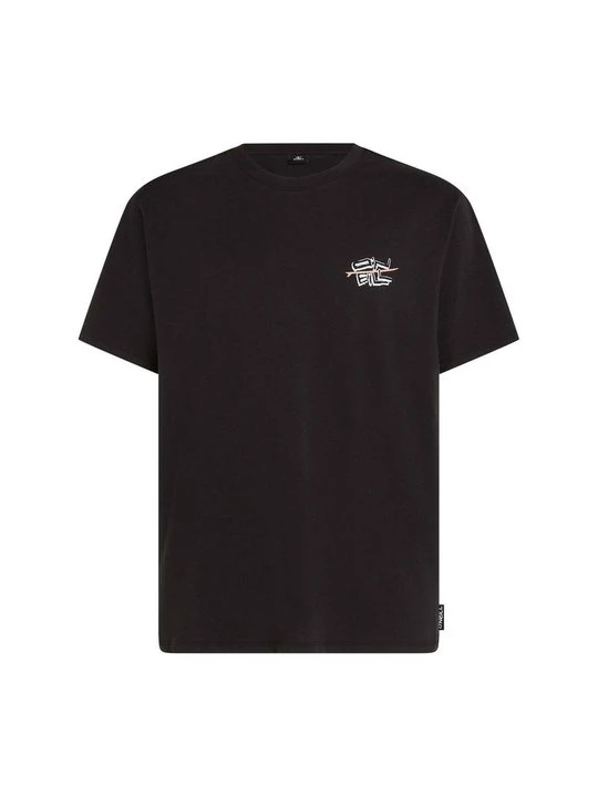 Zdjęcie produktu T-shirt z nadrukiem O'Neill czarny melanż