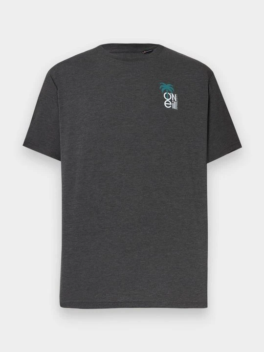 Zdjęcie produktu T-shirt z nadrukiem O'Neill czarny melanż