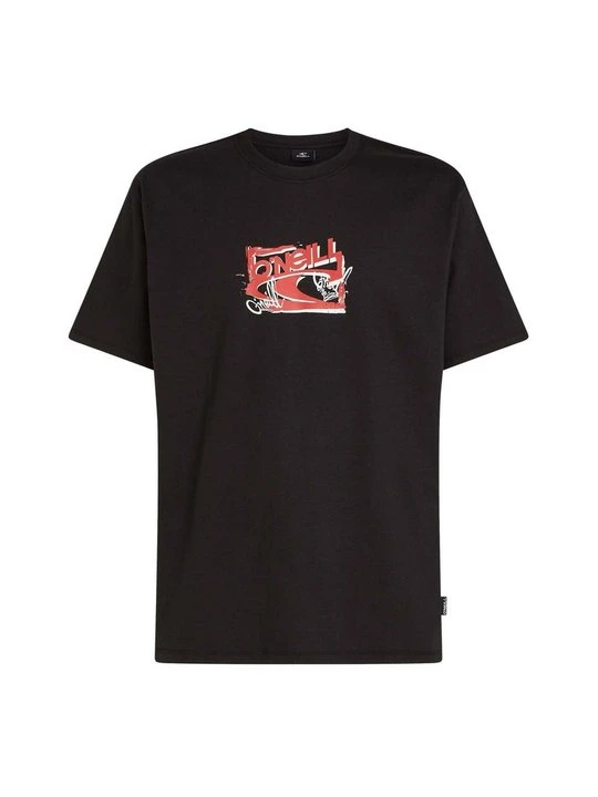 Zdjęcie produktu T-shirt z nadrukiem O'Neill czarny melanż