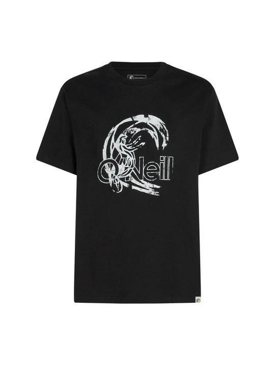 Zdjęcie produktu T-shirt z nadrukiem O'Neill czarny melanż