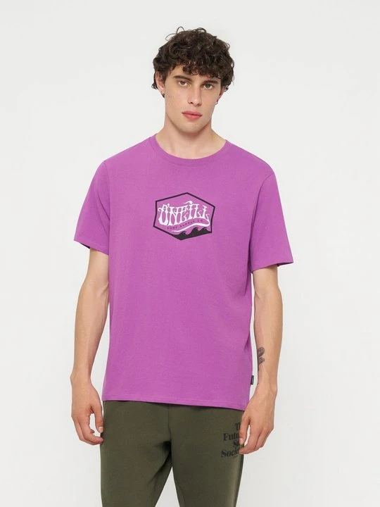 Zdjęcie produktu T-shirt z nadrukiem O'Neill ciemnoczerwony