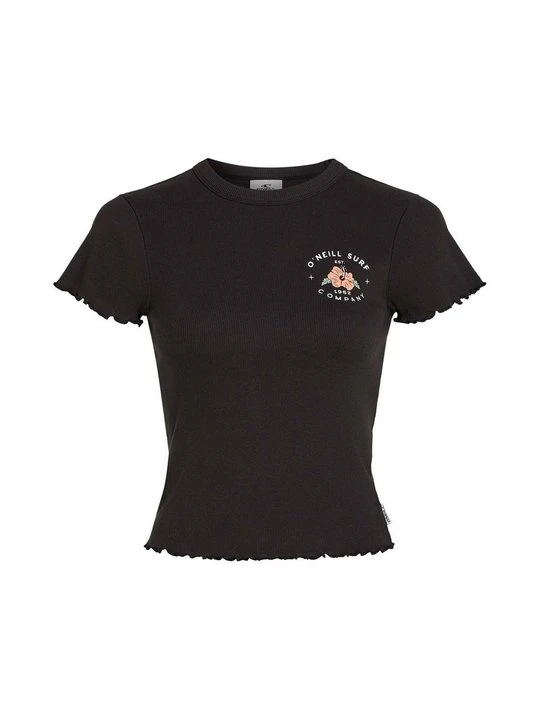 Zdjęcie produktu T-shirt z nadrukiem O'Neill czarny melanż