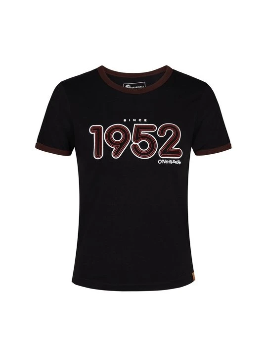 Zdjęcie produktu T-shirt z nadrukiem O'Neill czarny melanż