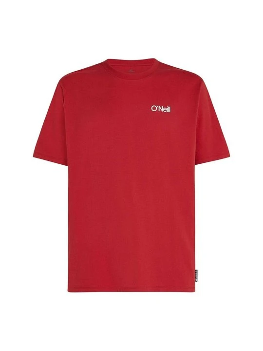 Zdjęcie produktu T-shirt z nadrukiem O'Neill czerwony