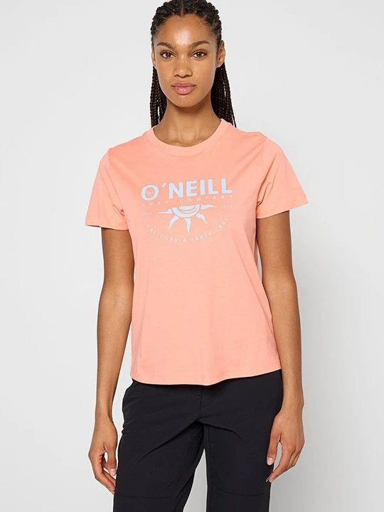 Zdjęcie produktu T-shirt z nadrukiem O'Neill jasnoróżowy