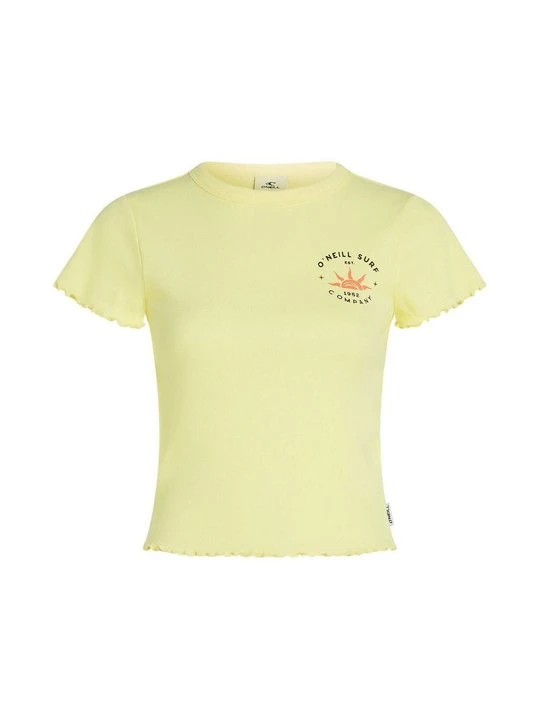 Zdjęcie produktu T-shirt z nadrukiem O'Neill jasnożółty