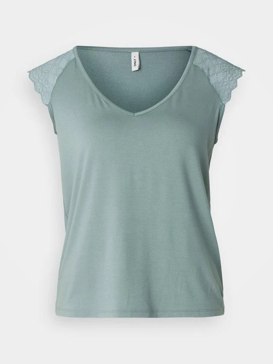 Zdjęcie produktu T-shirt z nadrukiem Only miętowy