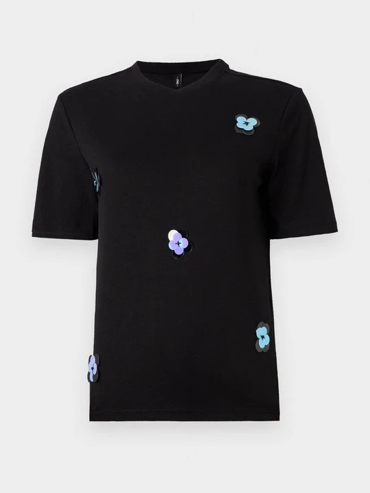 Zdjęcie produktu T-shirt z nadrukiem Only czarny