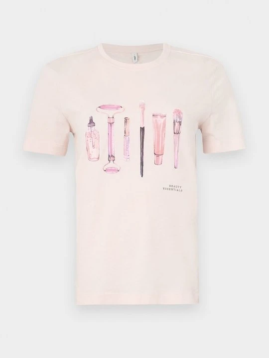 Zdjęcie produktu T-shirt z nadrukiem Only jasnoróżowy