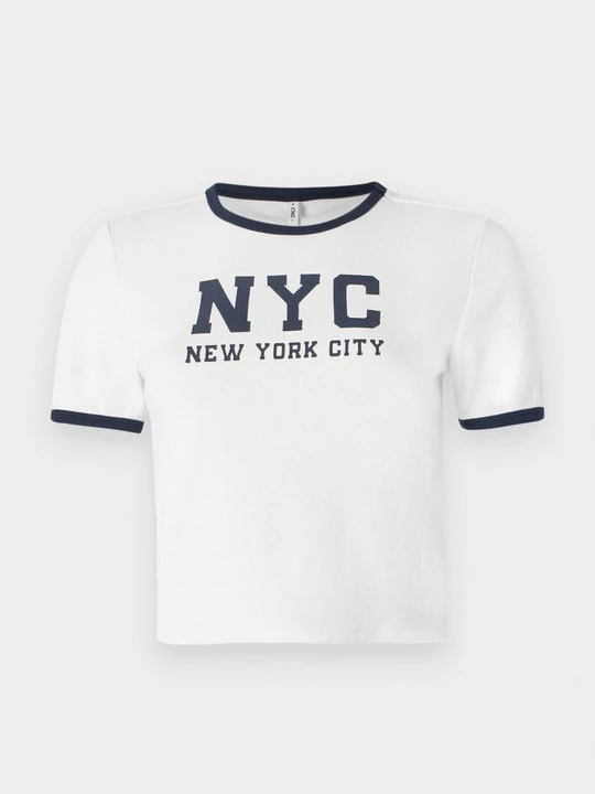 Zdjęcie produktu T-shirt z nadrukiem Only biały