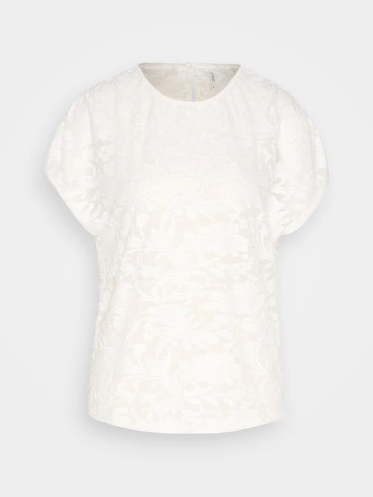 Zdjęcie produktu T-shirt z nadrukiem Only mleczny