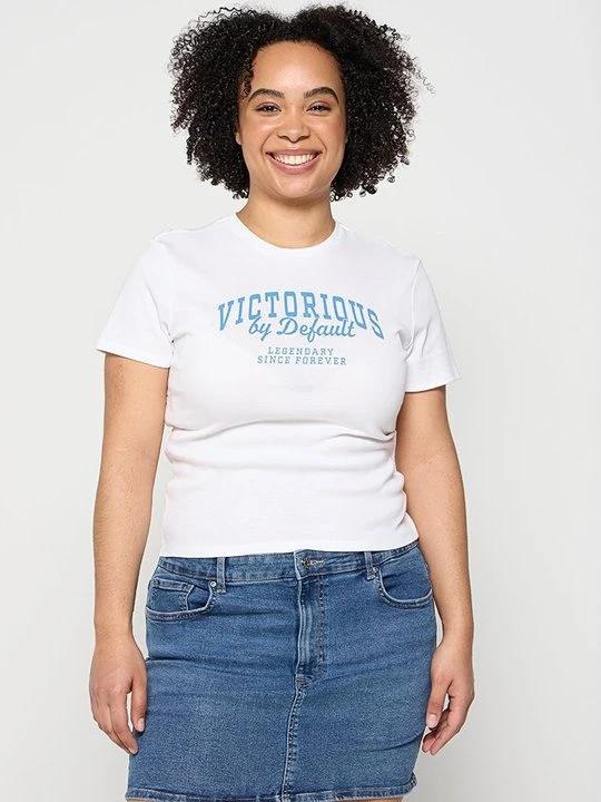 Zdjęcie produktu T-shirt z nadrukiem Only biały
