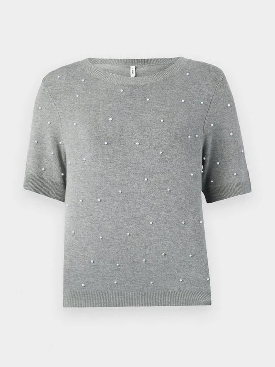 Zdjęcie produktu T-shirt z nadrukiem Only jasnoszary