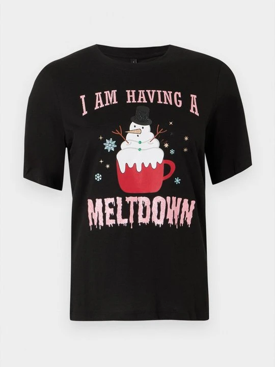 Zdjęcie produktu T-shirt z nadrukiem Only czarny