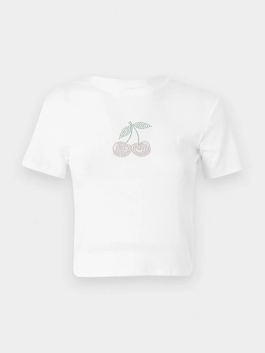 Zdjęcie produktu T-shirt z nadrukiem Only biały