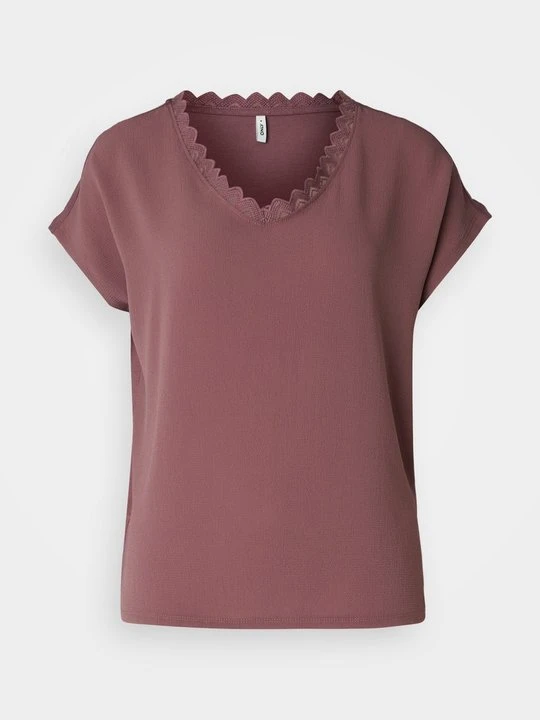 Zdjęcie produktu T-shirt z nadrukiem Only jasnoróżowy