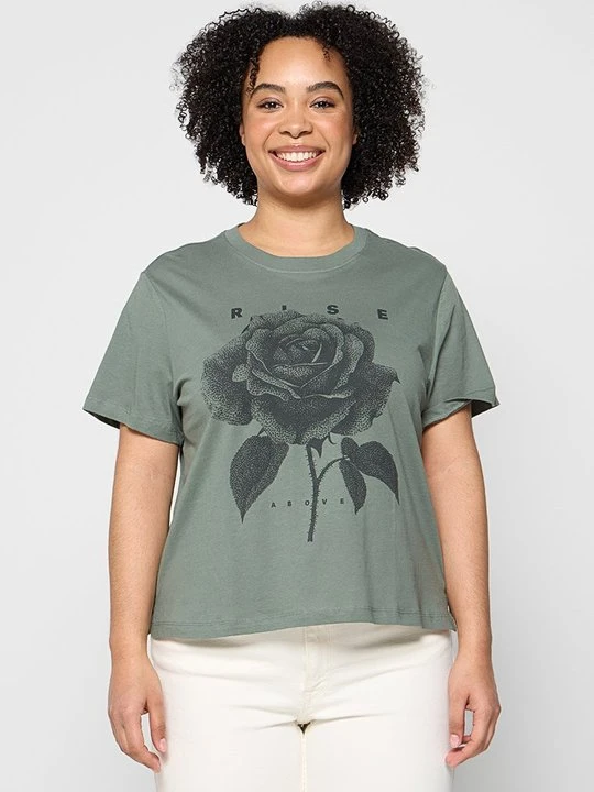 Zdjęcie produktu T-shirt z nadrukiem Only jasnozielony