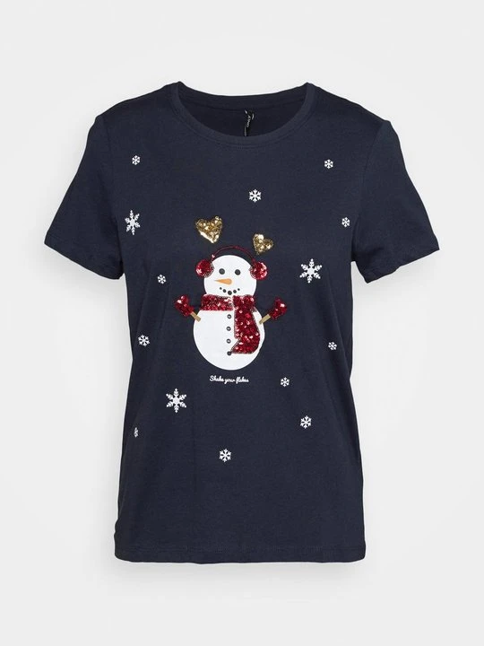 Zdjęcie produktu T-shirt z nadrukiem Only granatowy