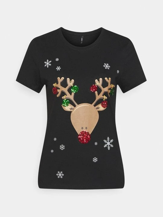 Zdjęcie produktu T-shirt z nadrukiem Only czarny