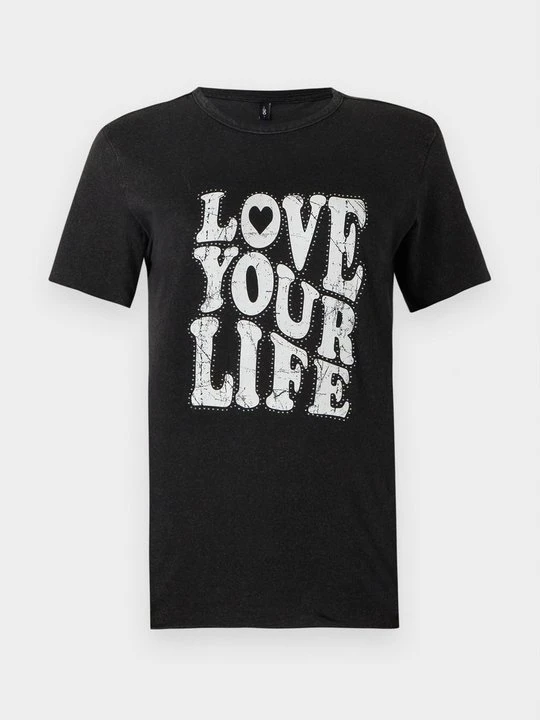 Zdjęcie produktu T-shirt z nadrukiem Only czarny