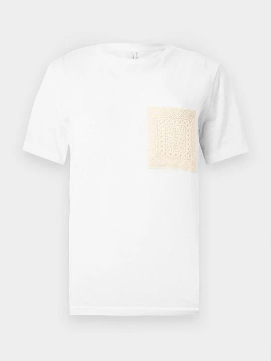 Zdjęcie produktu T-shirt z nadrukiem Only mleczny