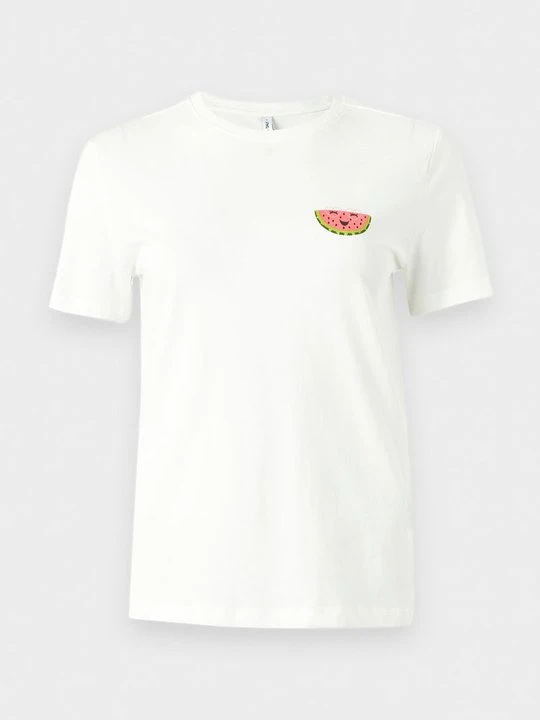 Zdjęcie produktu T-shirt z nadrukiem Only mleczny