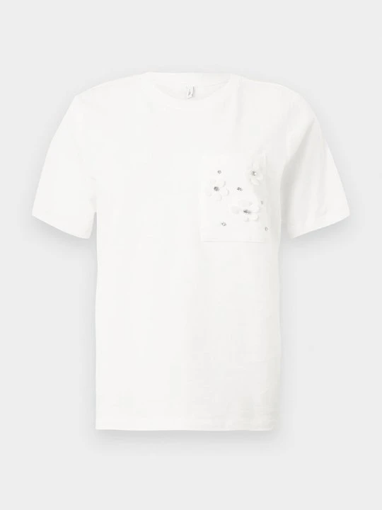 Zdjęcie produktu T-shirt z nadrukiem Only mleczny