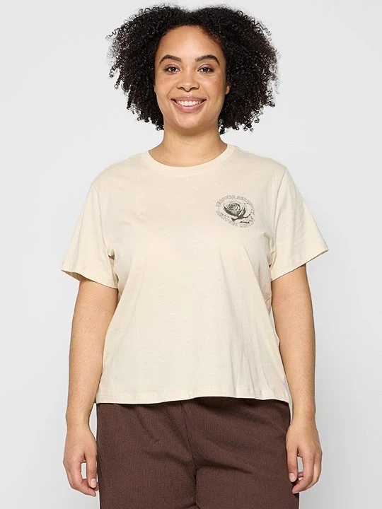 Zdjęcie produktu T-shirt z nadrukiem Only beżowy