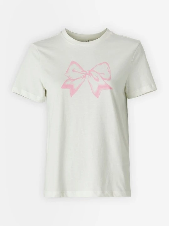 Zdjęcie produktu T-shirt z nadrukiem Only mleczny