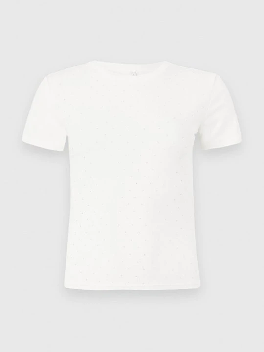 Zdjęcie produktu T-shirt z nadrukiem Only beżowy