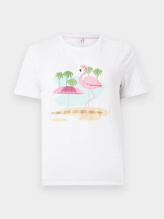 Zdjęcie produktu T-shirt z nadrukiem Only biały