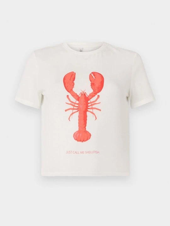 Zdjęcie produktu T-shirt z nadrukiem Only biały
