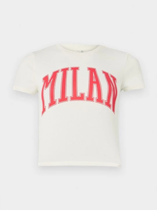 Zdjęcie produktu T-shirt z nadrukiem Only mleczny
