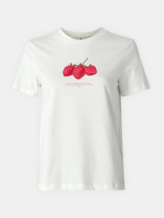 Zdjęcie produktu T-shirt z nadrukiem Only biały