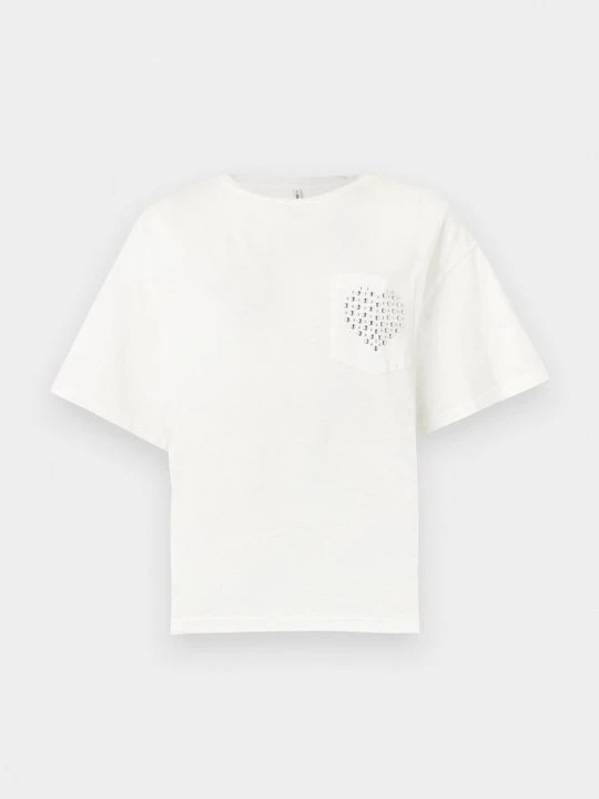 Zdjęcie produktu T-shirt z nadrukiem Only biały
