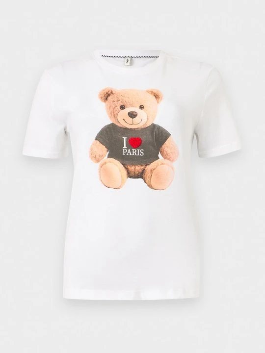Zdjęcie produktu T-shirt z nadrukiem Only biały