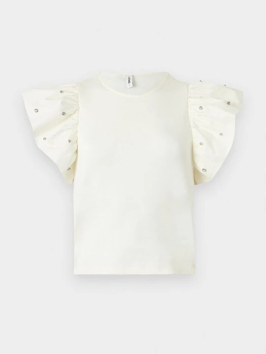 Zdjęcie produktu T-shirt z nadrukiem Only mleczny