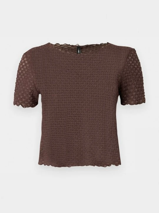 Zdjęcie produktu T-shirt z nadrukiem Only brązowy