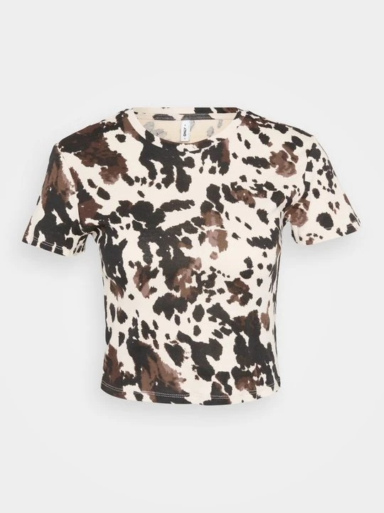 Zdjęcie produktu T-shirt z nadrukiem Only beżowy
