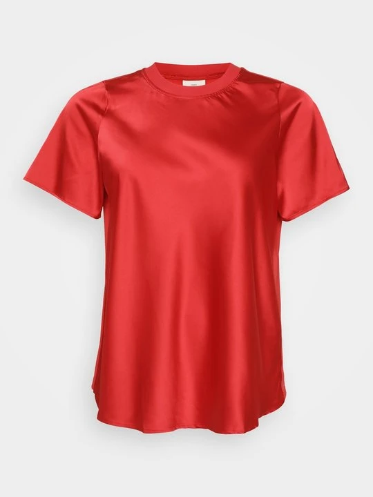 Zdjęcie produktu T-shirt z nadrukiem ONLY Carmakoma czerwony
