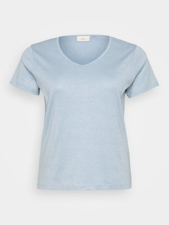 Zdjęcie produktu T-shirt z nadrukiem ONLY Carmakoma niebieski