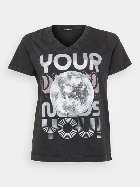 Zdjęcie produktu T-shirt z nadrukiem ONLY Carmakoma czarny